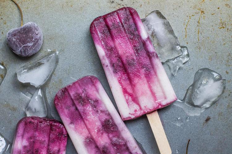 Blueberry Creamsicles - Popsicle Recipe