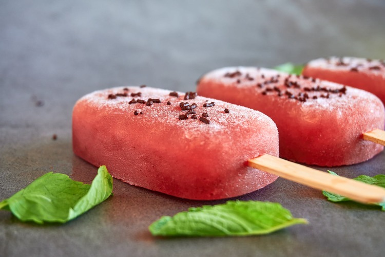 Mint Watermelon Popsicles Recipe
