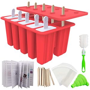 Homemade Popsicle Mold Shapes With 50 Popsicle Sticks And Bags